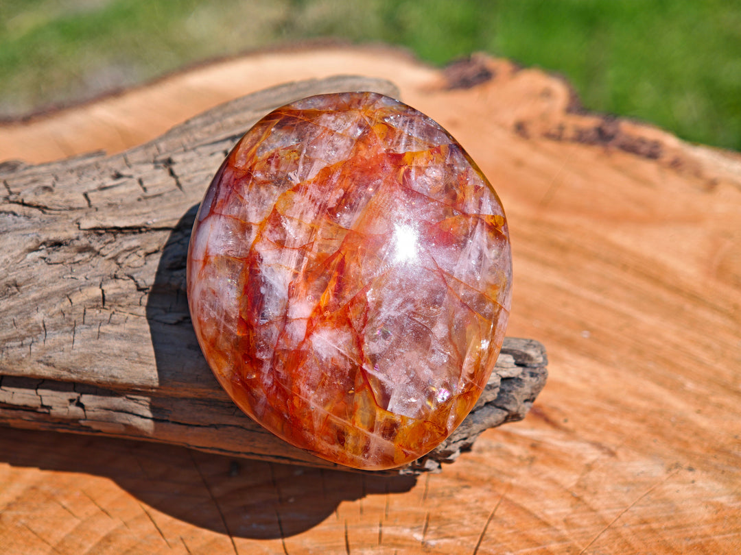 Harlekinquarz "Red Healer" - Meister Heiler