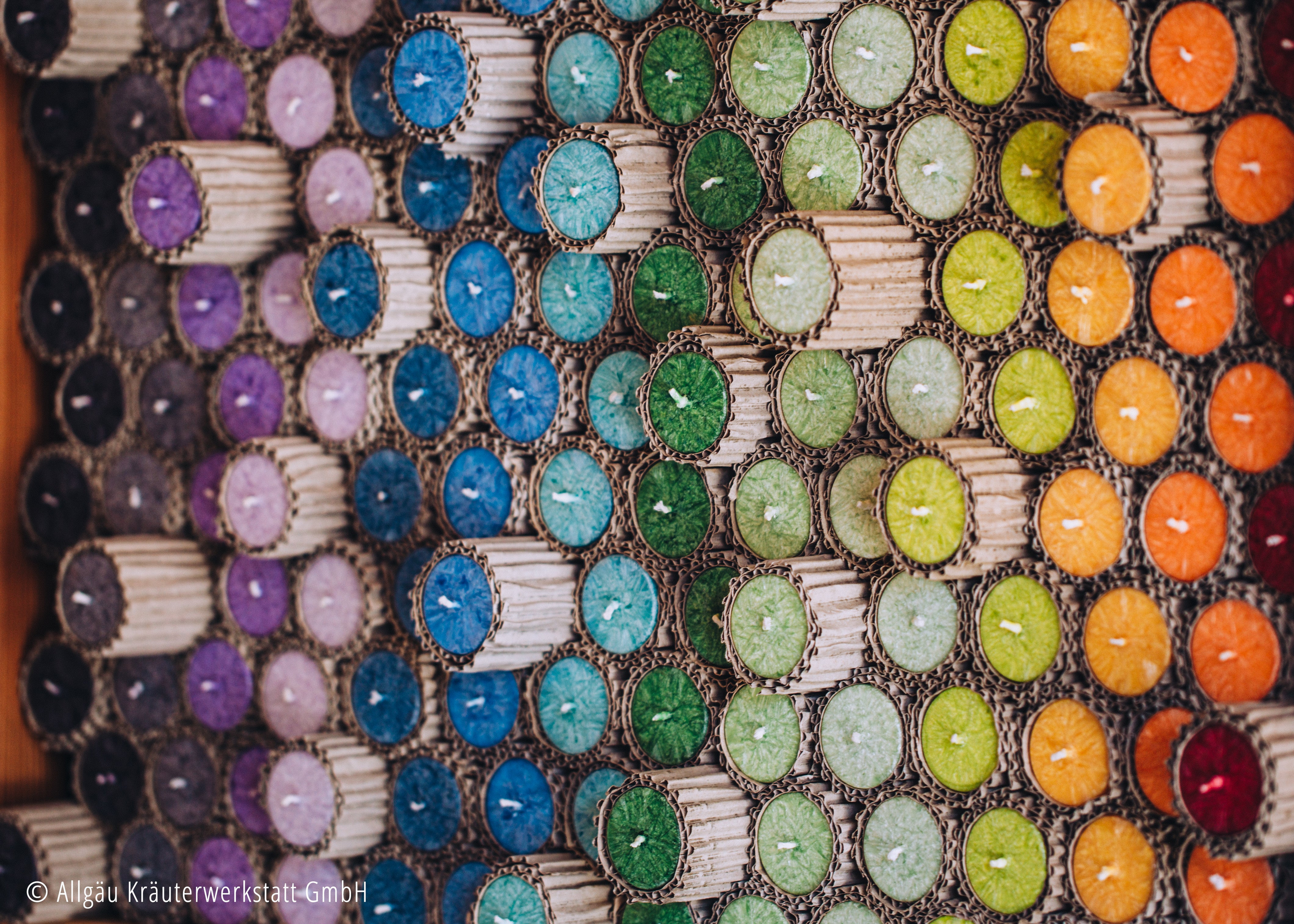 Vögel der Freiheit - Heilkräuter Kerzen