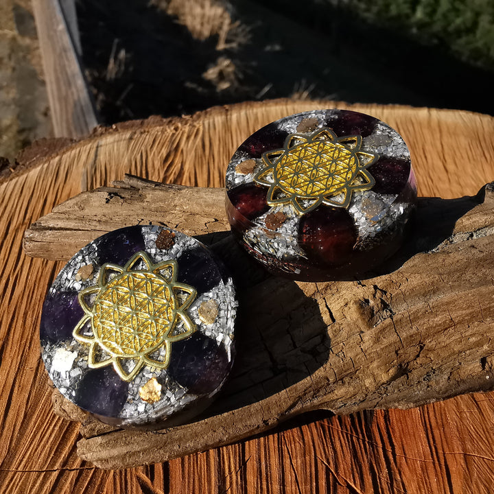 Energiebooster Set - Granat & Amethyst bei Erschöpfung