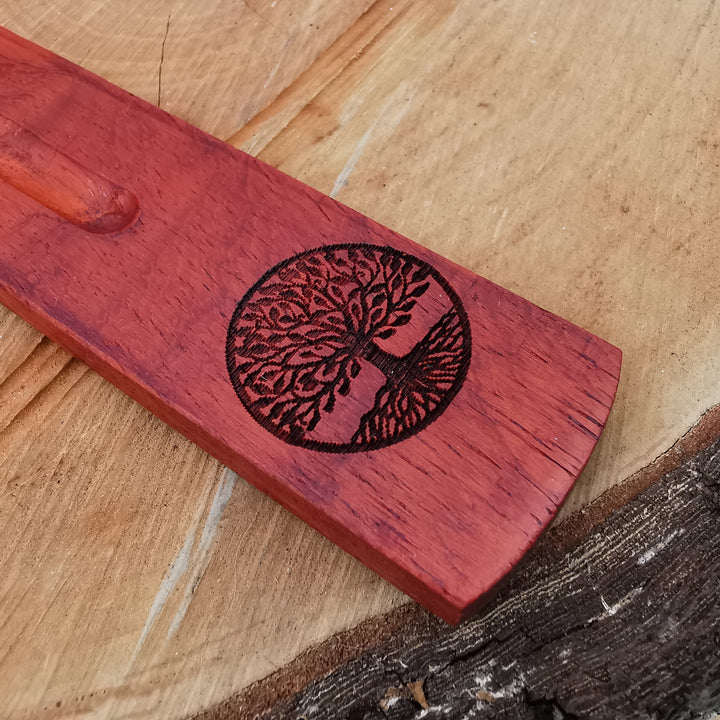 Räucherstäbchenhalter Red Wood LEBENSBAUM