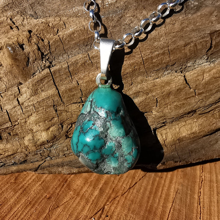 Türkis (echt) Anhänger mit S925 Stiftöse 3 zur individuellen Auswahl