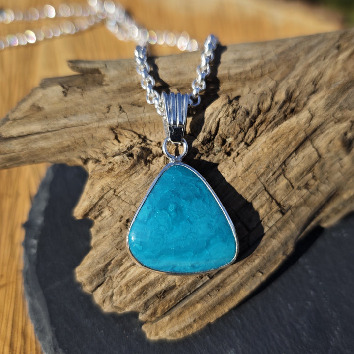 Atacama Opal Extraqualität Unikat Freeform gefasst in Silber 925