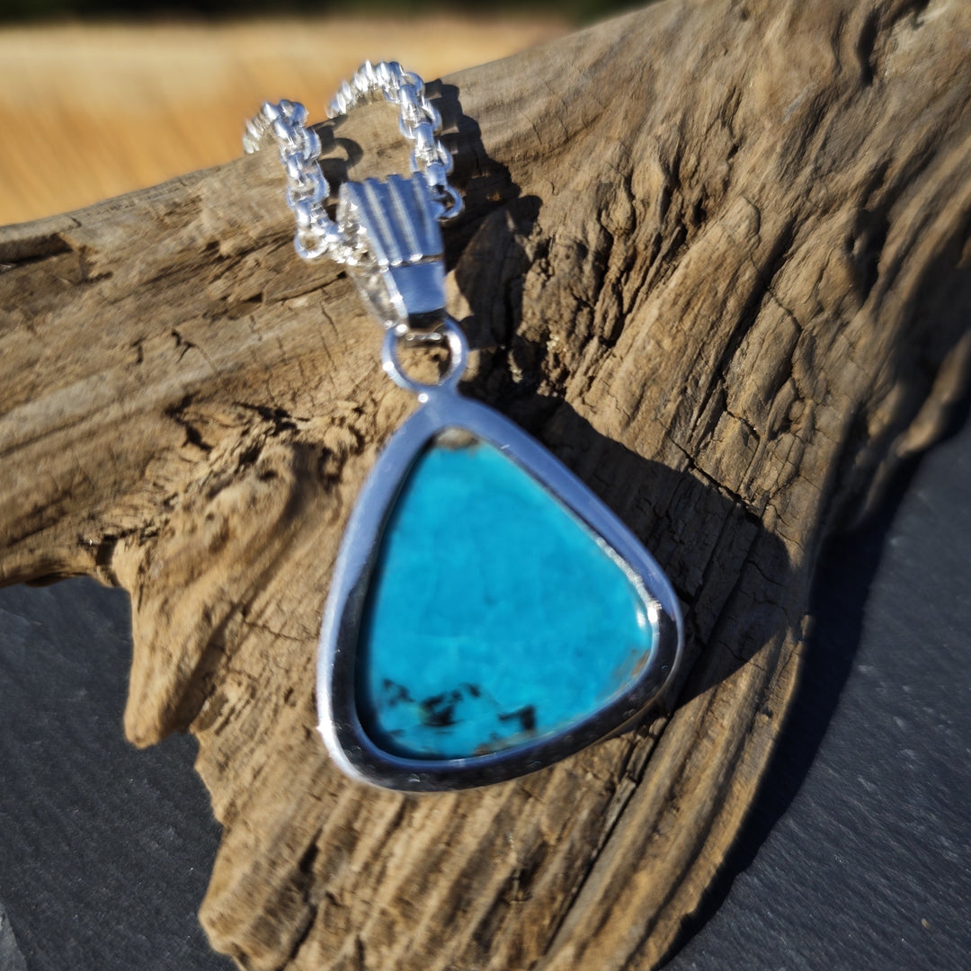 Atacama Opal Extraqualität Unikat Freeform gefasst in Silber 925