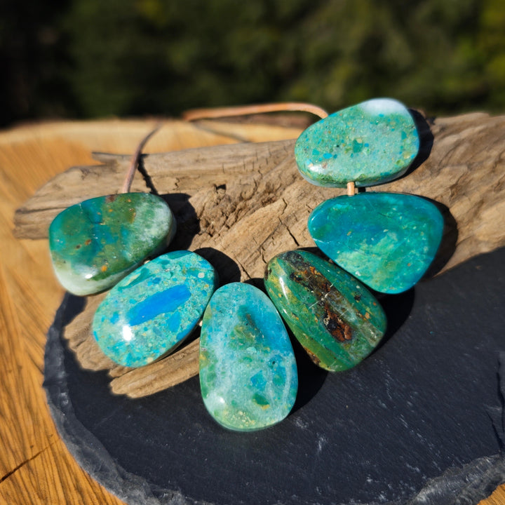 Atacama Opal Trommelstein gebohrt Unikate zur Auswahl