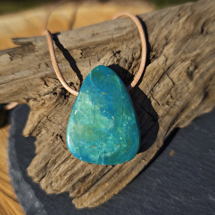 Atacama Opal Trommelstein gebohrt Unikate zur Auswahl