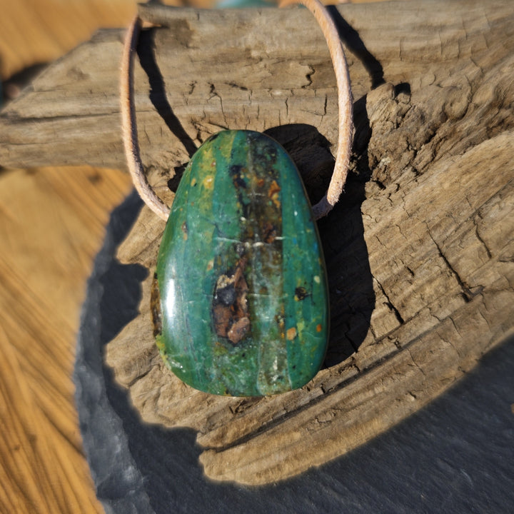 Atacama Opal Trommelstein gebohrt Unikate zur Auswahl