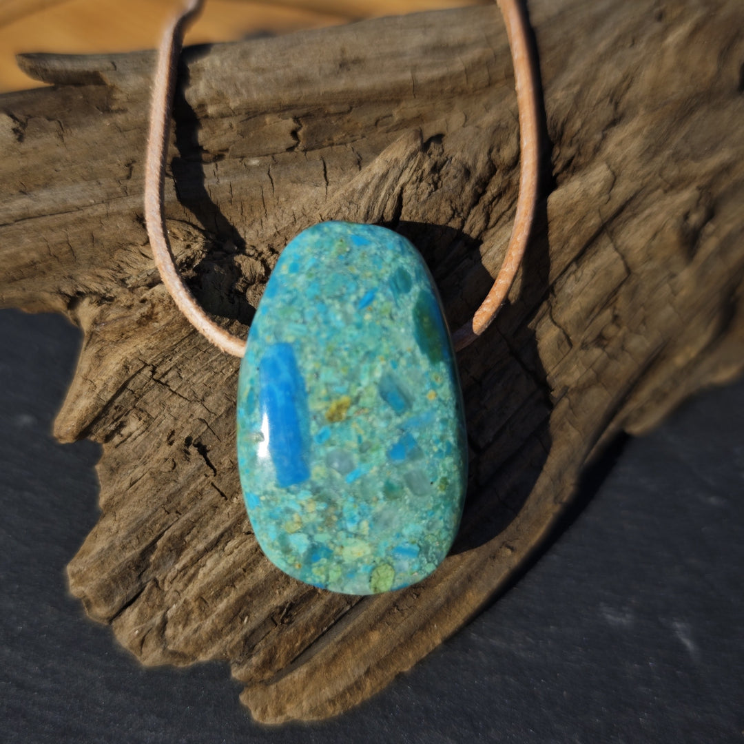 Atacama Opal Trommelstein gebohrt Unikate zur Auswahl