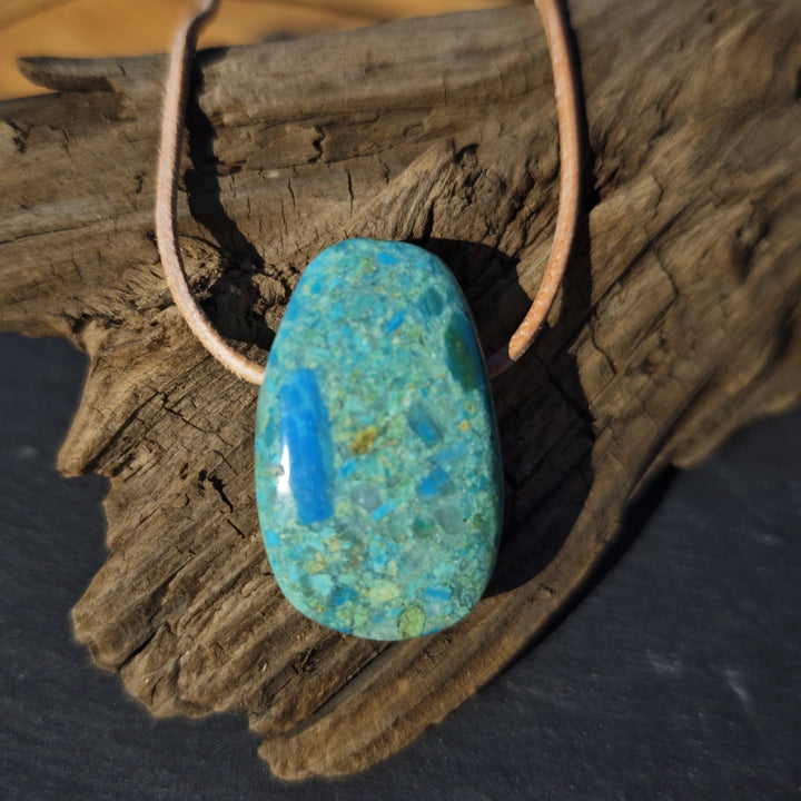 Atacama Opal Trommelstein gebohrt Unikate zur Auswahl