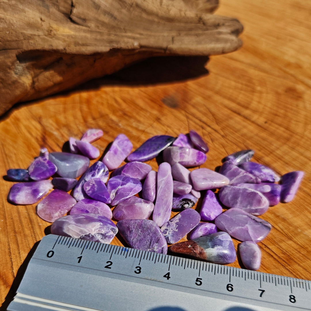 Sugilith hell super Qualität kleine Trommelsteine 20g