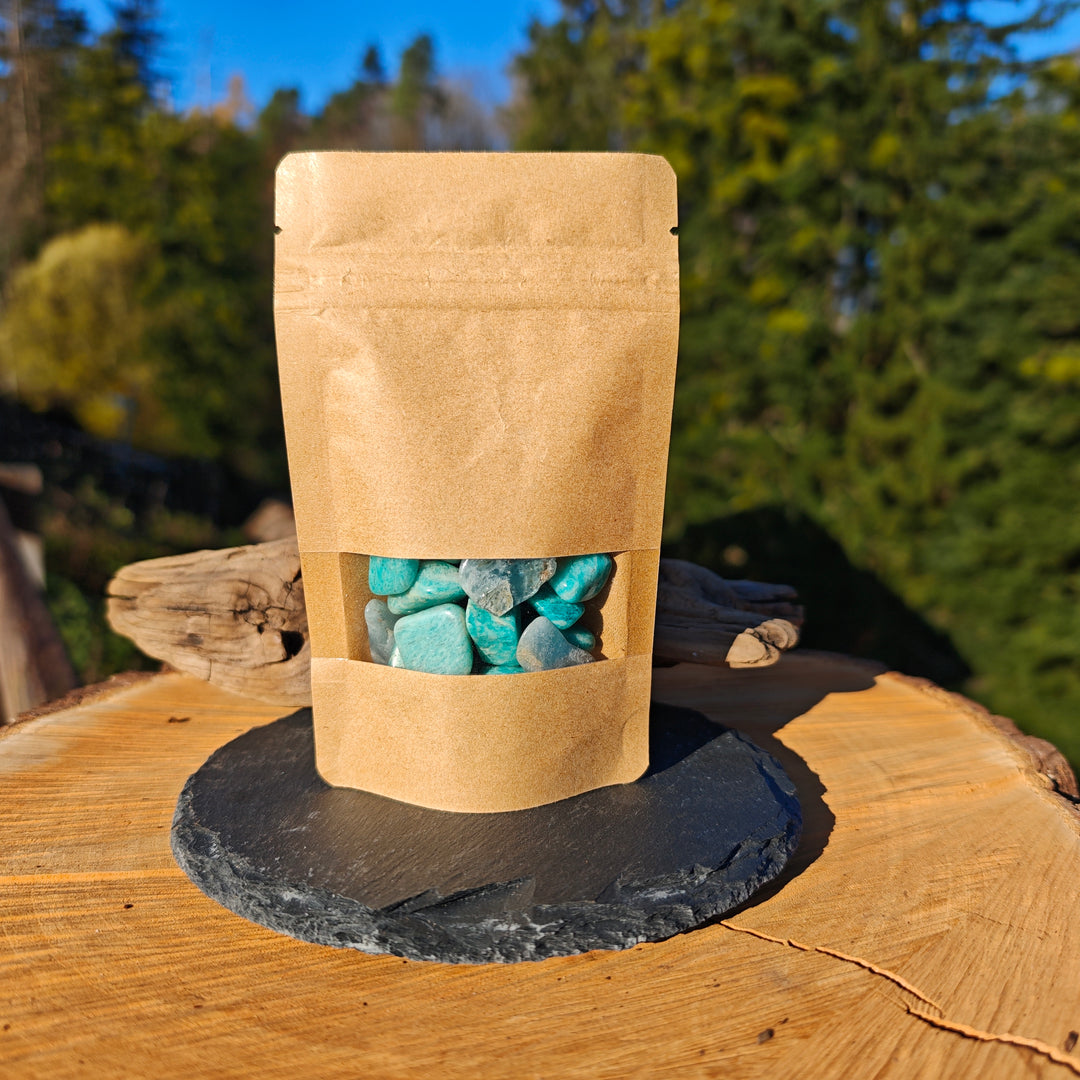 Amazonit & Aquamarin URVERTRAUEN Wassersteine Extraqualität