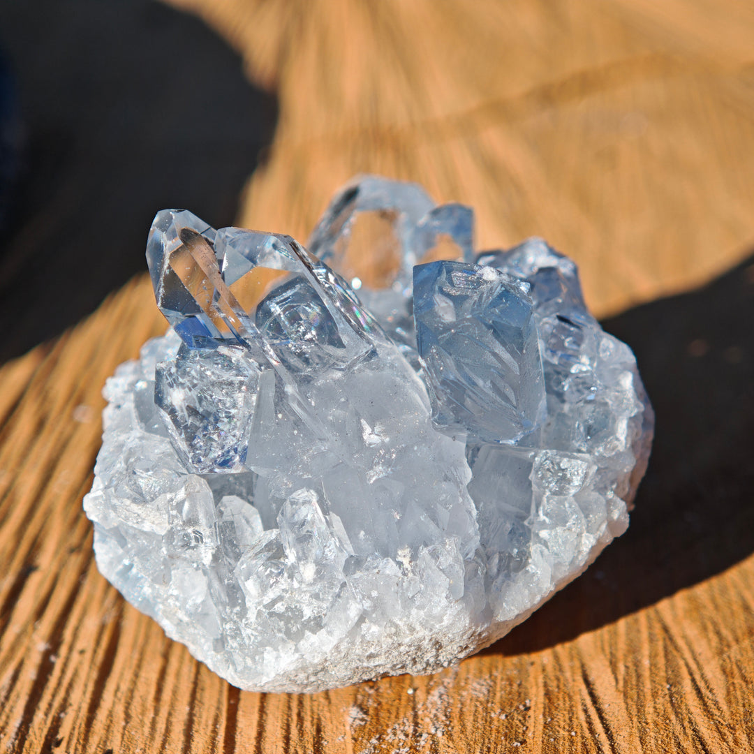 Coelestin Mini Drusenstück TOP (10)