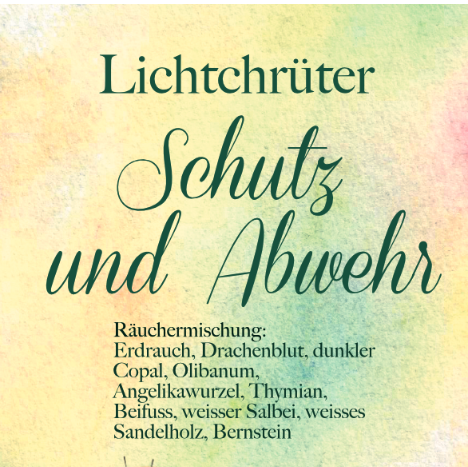 Lichtchrüter zum Räuchern - SCHUTZ & ABWEHR 20g