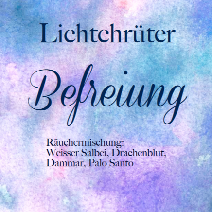 Lichtchrüter zum Räuchern - BEFREIUNG - Palo Santo - Weisser Salbei - Dammar - Drachenblut 20g