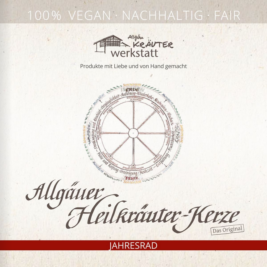 WINTERSONNENWENDE - Allgäuer Heilkräuter Kerze