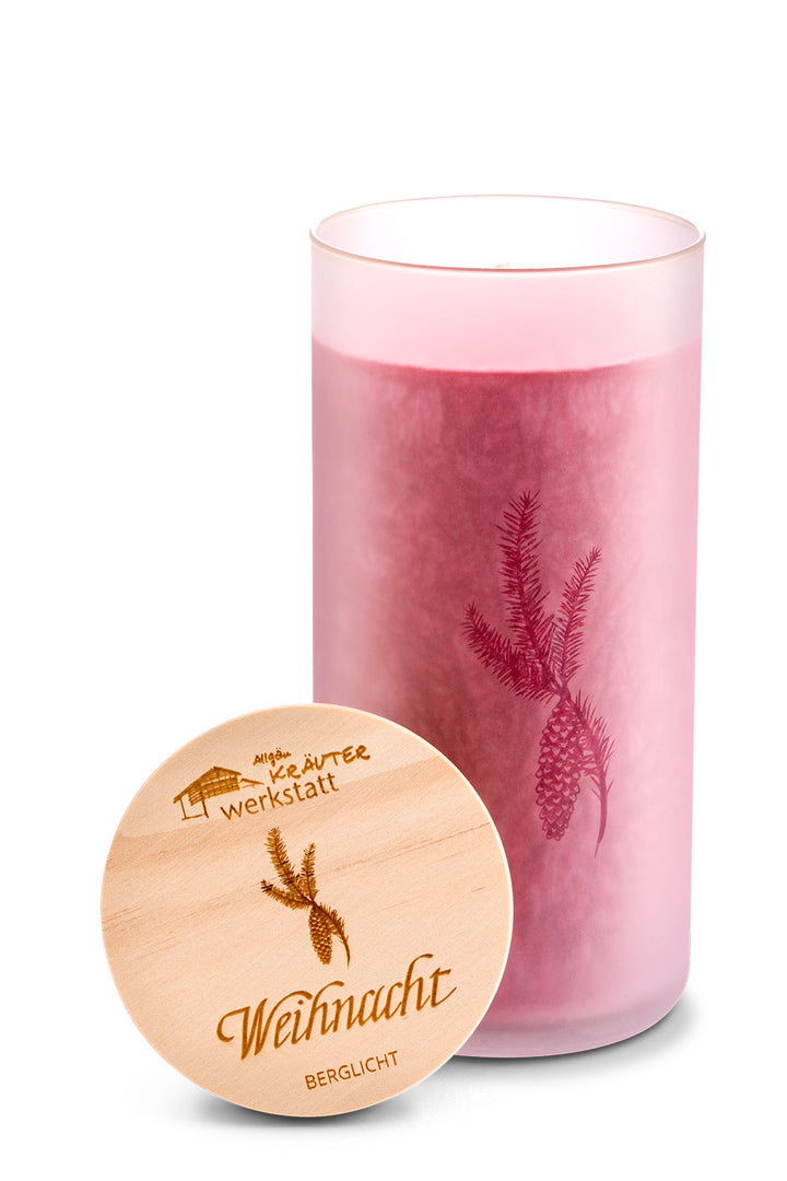 Naturkraft Berglicht - WEIHNACHT - Allgäuer Heilkräuter Kerze