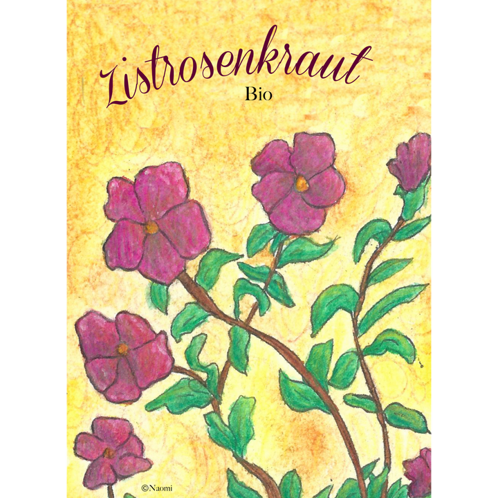 Zistrose (Cistus incanus) Kraut getrocknet BIO (kein Lebensmittel)