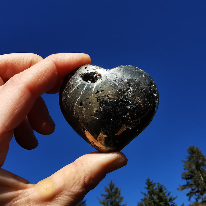 Pyrit Herz aus Peru 65mm (1)